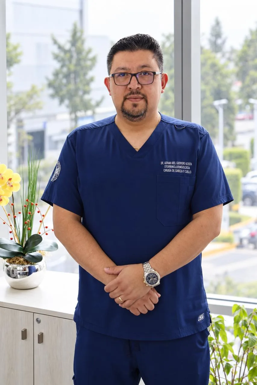 Dr. Adrián Abel Guerrero Acosta, Cirugía de Cabeza y Cuello en CDMX